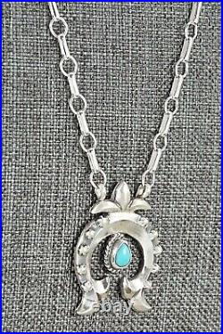 Turquoise & Sterling Silver Necklace Annie Spencer