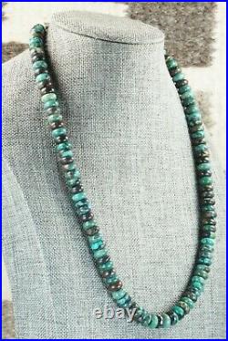 Turquoise & Sterling Silver Necklace Doreen Jake