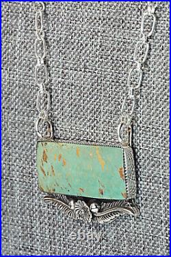 Turquoise & Sterling Silver Necklace Gregg Yazzie