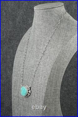 Turquoise & Sterling Silver Necklace Mark Yazzie