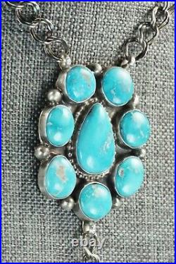 Turquoise & Sterling Silver Necklace Roberta Begay