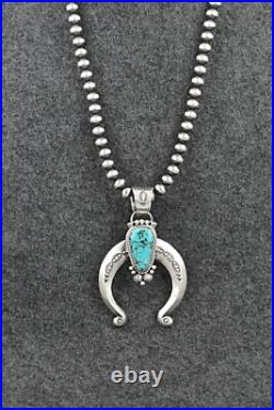 Turquoise & Sterling Silver Necklace Samuel Yellowhair