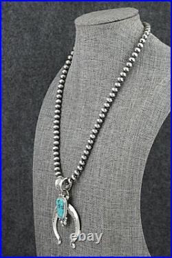 Turquoise & Sterling Silver Necklace Samuel Yellowhair