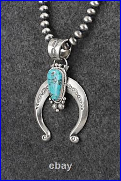 Turquoise & Sterling Silver Necklace Samuel Yellowhair