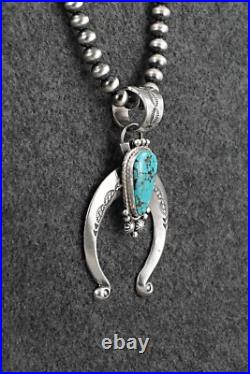 Turquoise & Sterling Silver Necklace Samuel Yellowhair
