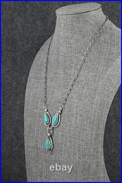 Turquoise & Sterling Silver Necklace Verley Betone