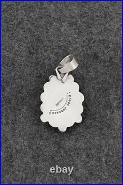 Turquoise & Sterling Silver Pendant Bobby Johnson