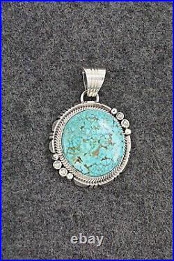 Turquoise & Sterling Silver Pendant Daniel Benally