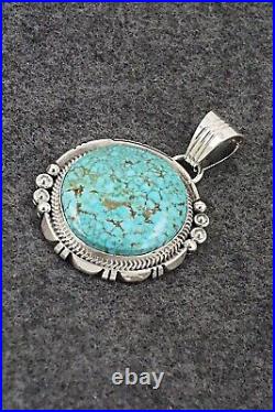 Turquoise & Sterling Silver Pendant Daniel Benally