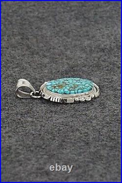 Turquoise & Sterling Silver Pendant Daniel Benally