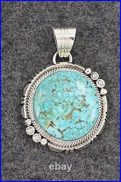 Turquoise & Sterling Silver Pendant Daniel Benally