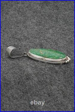 Turquoise & Sterling Silver Pendant Eugene Gruber