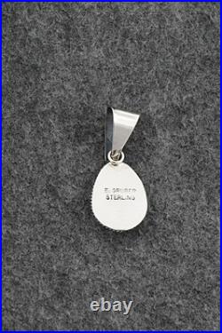 Turquoise & Sterling Silver Pendant Eugene Gruber