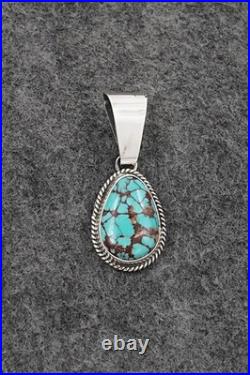 Turquoise & Sterling Silver Pendant Eugene Gruber