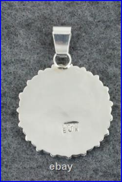 Turquoise & Sterling Silver Pendant Eunise Wilson
