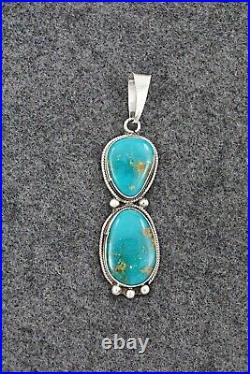 Turquoise & Sterling Silver Pendant Jimmy Garcia