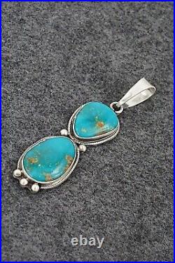 Turquoise & Sterling Silver Pendant Jimmy Garcia