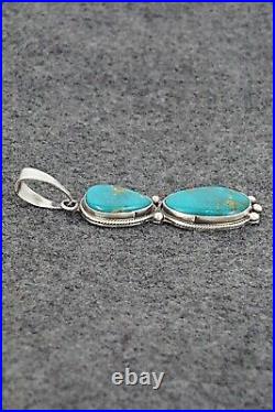 Turquoise & Sterling Silver Pendant Jimmy Garcia