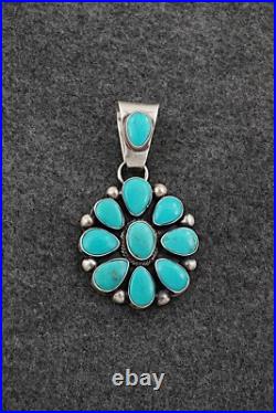 Turquoise & Sterling Silver Pendant Kathleen Livingston