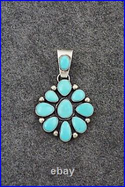 Turquoise & Sterling Silver Pendant Kathleen Livingston