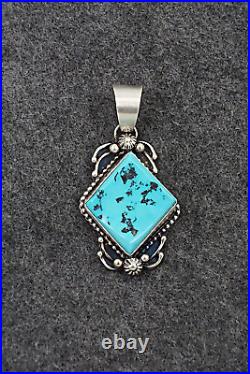 Turquoise & Sterling Silver Pendant Kathleen Livingston