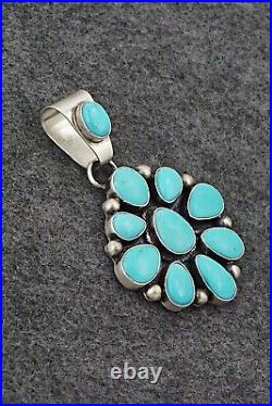 Turquoise & Sterling Silver Pendant Kathleen Livingston