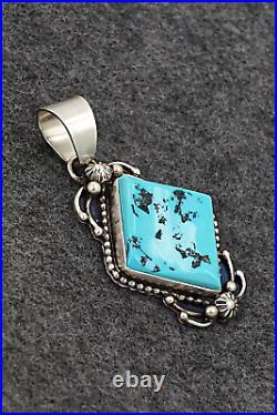 Turquoise & Sterling Silver Pendant Kathleen Livingston