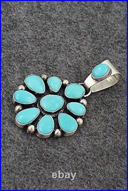 Turquoise & Sterling Silver Pendant Kathleen Livingston