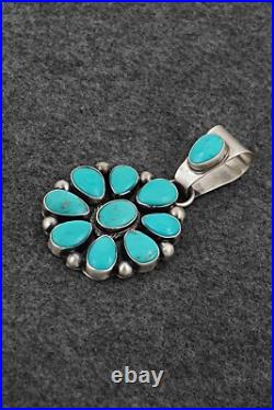 Turquoise & Sterling Silver Pendant Kathleen Livingston