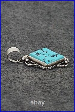 Turquoise & Sterling Silver Pendant Kathleen Livingston