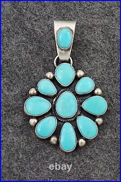 Turquoise & Sterling Silver Pendant Kathleen Livingston