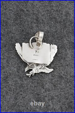 Turquoise & Sterling Silver Pendant Priscilla Reeder
