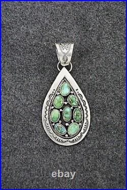 Turquoise & Sterling Silver Pendant Samuel Yellowhair