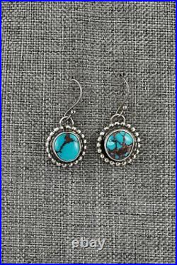 Turquoise & Sterling Silver Pendant and Earrings Set Bobby Johnson