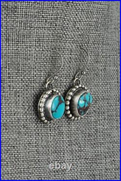Turquoise & Sterling Silver Pendant and Earrings Set Bobby Johnson
