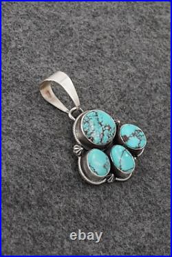 Turquoise & Sterling Silver Pendant and Earrings Set Darrin Livingston