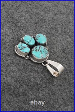 Turquoise & Sterling Silver Pendant and Earrings Set Darrin Livingston