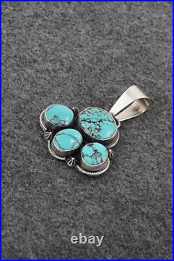 Turquoise & Sterling Silver Pendant and Earrings Set Darrin Livingston