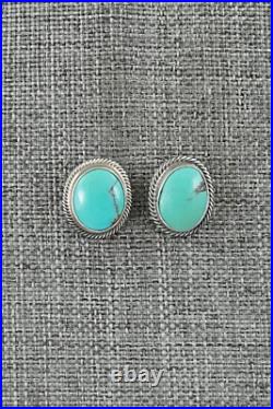 Turquoise & Sterling Silver Pendant and Earrings Set Darrin Livingston