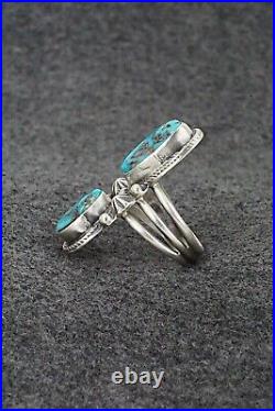 Turquoise & Sterling Silver Ring Bob Becenti Size 9