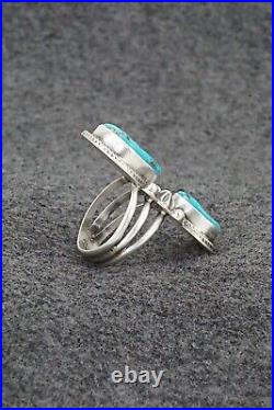 Turquoise & Sterling Silver Ring Bob Becenti Size 9