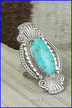 Turquoise & Sterling Silver Ring Jimson Belin Size 7.25