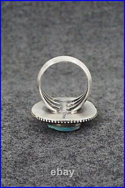 Turquoise & Sterling Silver Ring Marita Benally Size 9.5