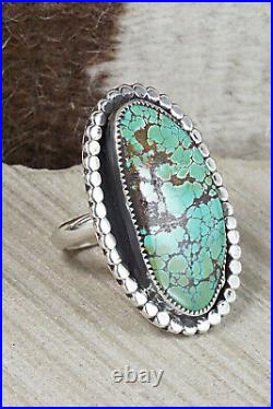 Turquoise & Sterling Silver Ring Priscilla Reeder Size 9.5