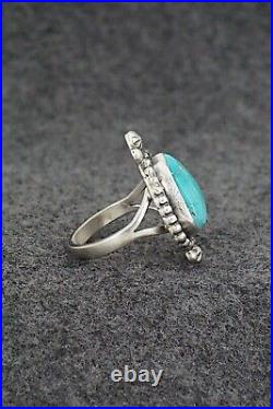 Turquoise & Sterling Silver Ring Randy Boyd Size 8.5