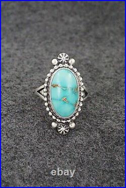 Turquoise & Sterling Silver Ring Randy Boyd Size 9