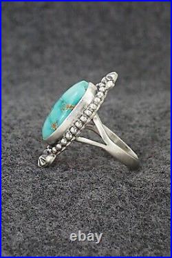 Turquoise & Sterling Silver Ring Randy Boyd Size 9