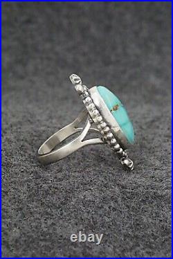 Turquoise & Sterling Silver Ring Randy Boyd Size 9