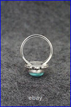 Turquoise & Sterling Silver Ring Randy Boyd Size 9