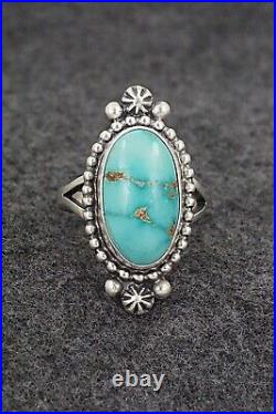 Turquoise & Sterling Silver Ring Randy Boyd Size 9